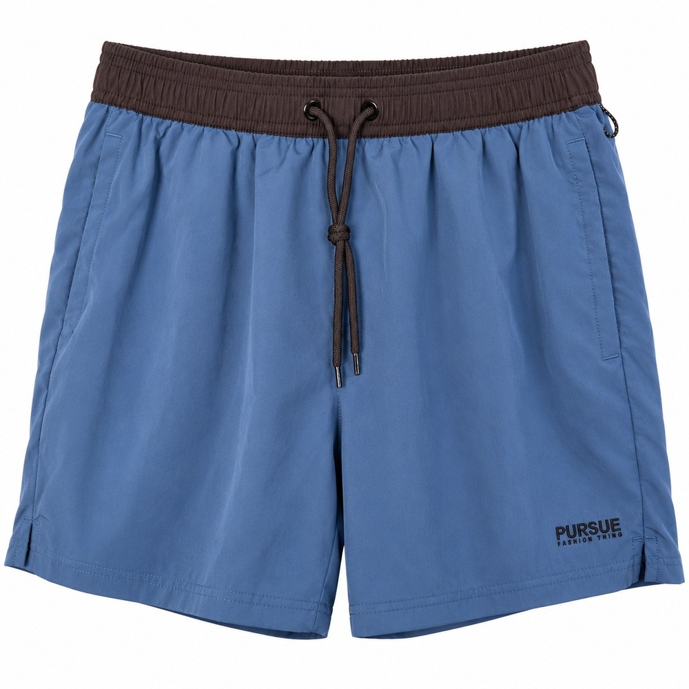 Manfinity Pursue Athletic Shorts Mens S Blue Brown Excellent Activewear Gym